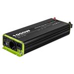 KOSUN měnič napětí s nabíječkou s funkcí UPS, baterie 12V / AC230V čistý sinus, 1000W KOS1000-12