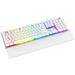 Krux mechanická klávesnice Frost Silver-White RGB / fullsize / RGB / podložka / bílá KRX0133