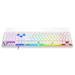 Krux mechanická klávesnice Frost Silver-White RGB / fullsize / RGB / podložka / bílá KRX0133