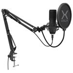 Krux mikrofon Edis 1000 / USB-C / rameno / montáž na stůl / černý KRX0109