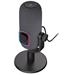 Krux mikrofon Empy / stolní mikrofon / RGB / 4 směrové charakteristiky / 3,5mm jack / USB-C / ARGB / černý KRXC017