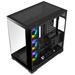 Krux skříň Atron / ATX / 4x120 mm PWM ARGB fan / USB 2.0 / USB 3.0 / USB-C / panoramatická / černá KRXD017