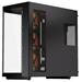 Krux skříň Empero / ATX / 4x120 mm ARBG fans / 2xUSB 2.0 / USB-C / panoramatická / černá KRXD010