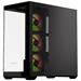 Krux skříň Exo / ATX / 4x120mm RBG fan / 2xUSB 2.0 / USB-C / tvrzené sklo / černá KRXD004
