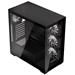 Krux skříň Exo / ATX / 4x120mm RBG fan / 2xUSB 2.0 / USB-C / tvrzené sklo / černá KRXD004