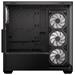 Krux skříň Exo / ATX / 4x120mm RBG fan / 2xUSB 2.0 / USB-C / tvrzené sklo / černá KRXD004