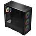 Krux skříň Vox / ATX / 3x140mm a 1x120 mm ARGB fan / USB 2.0 / USB 3.0 / USB-C / tvrzené sklo / černá KRXD016