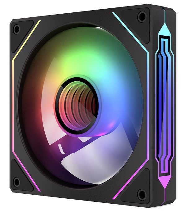 Krux ventilátor Corvus 120 ARGB / 120 mm ARGB fan / infinity mirror efekt KRXE006