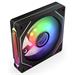 Krux ventilátor Corvus 120 Reverse ARGB / 120 mm ARGB fan / infinity mirror efekt KRXE008