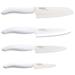 Kyocera Bambusový blok na nože FK Colour Series (WH-WH) Bamboo Knife Block + WHWH Set