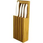 Kyocera Bambusový blok na nože FK Colour Series (WH-WH) Bamboo Knife Block + WHWH Set