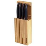 Kyocera Bambusový blok na nože FK White Series (WH-BK) Bamboo Knife Block + WHBK Set