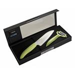 Kyocera Dárková sada na krájení a loupání – zelená Cut & Peel Set N Green - Gift