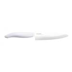 KYOCERA keramický nůž s bílou čepelí, 13 cm dlouhá čepel, bílá plastová rukojeť FK-130WH-WH