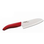 KYOCERA keramický nůž s bílou čepelí/ 14 cm dlouhá čepel/ červená plastová rukojeť FK-140WH-RD