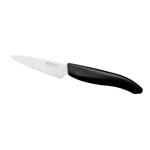 KYOCERA keramický nůž s bílou čepelí/ 7,5 cm dlouhá čepel/ černá plastová rukojeť FK-075WH-BK