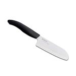 KYOCERA keramický profesionální kuchyňský nůž, bílá čepel - 11,5 cm, černá rukojeť FK-115WH