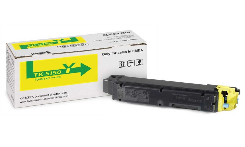 Kyocera originál toner TK-5150Y, yellow, 10000str., 1T02NSANL0, Kyocera ECOSYS M6035cidn, TK-5150Y