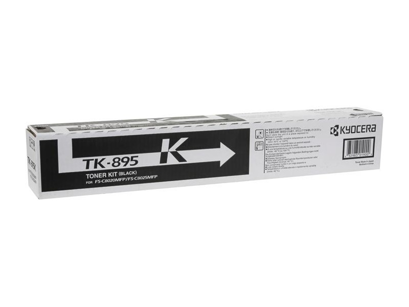 Kyocera originál toner TK895K, black, 12000str., 1T02K00NL0, Kyocera FS-C8020MFP