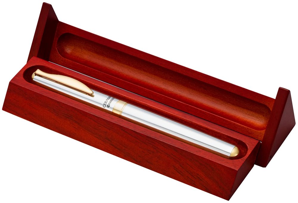 Kyocera Roller pero na vodní bázi, dřevěná krabička KCB-30W Silver