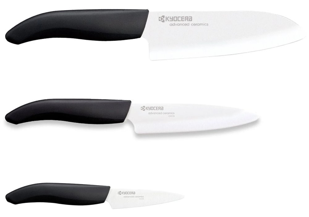 Kyocera Sada 3 keramických nožů FK-3PC BK Set FK-3PC-BK