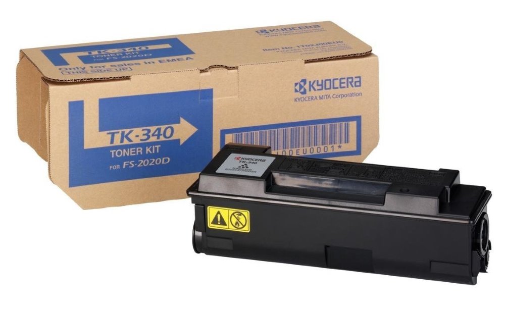Kyocera toner TK-340 na 12 000 A4 (při 5% pokrytí), pro FS-2020D/DN