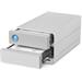 LaCie 2big Dock 8TB HDD / Externí / 2x ThunderBolt 3 / 1x USB Type-C / 1x DP / SD card / stříbrný STGB8000400