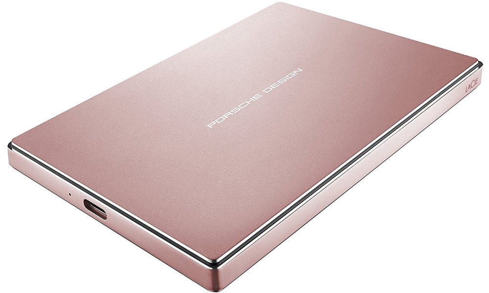 LaCie Porsche Design Mobile 2TB HDD / Externí / 2,5" / USB 3.1 / růžový STFD2000406