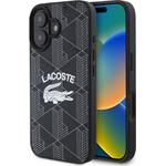 Lacoste Blend Monogram MagSafe kryt iPhone 16 čierny 57983122382