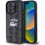 Lacoste Blend Monogram MagSafe kryt iPhone 16 Pro čierny 57983122383