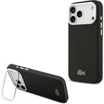 Lacoste Iconic Petit Pique Camera Stand MagSafe kryt iPhone 17 Pro Max čierny 57983127660