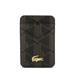 Lacoste Iconic Petit Pique MagSafe kryt + peňaženka iPhone 17 Pro hnedý 57983129045
