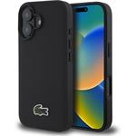 Lacoste Iconic Petit Pique Woven Logo MagSafe kryt iPhone 16 Plus čierny 57983122380