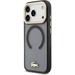 Lacoste PC/TPU Frosted Finish Gold Logo MagSafe kryt iPhone 17 Pro čierny 57983127655