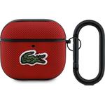 Lacoste Petit Pique Croc Logo Patch Púzdro pre AirPods 4 červené 57983127256