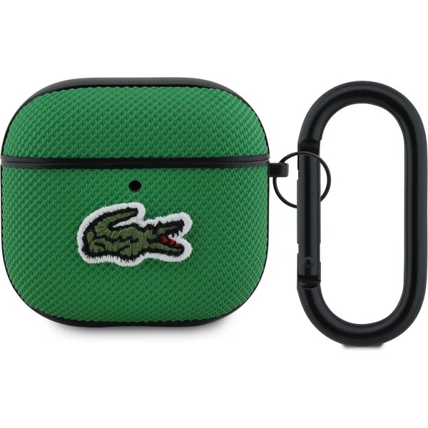 Lacoste Petit Pique Croc Logo Patch Púzdro pre AirPods 4 zelené 57983127254