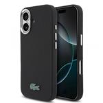 Lacoste PVC Iconic Petit Pique Metal Logo MagSafe kryt iPhone 16 čierny 57983130052