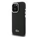 Lacoste PVC Iconic Petit Pique Metal Logo MagSafe kryt iPhone 16 Pro čierny 57983130051