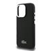 Lacoste PVC Iconic Petit Pique Metal Logo MagSafe kryt iPhone 16 Pro Max čierny 57983130048