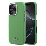 Lacoste PVC Iconic Petit Pique Metal Logo MagSafe kryt iPhone 16 Pro zelený 57983130050