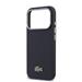 Lacoste PVC Petit Pique Semi Wrap MagSafe pre iPhone 17 Pro modrý 57983130080