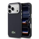Lacoste PVC Petit Pique Semi Wrap MagSafe pre iPhone 17 Pro modrý 57983130080