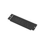 Lanberg 10" CABLE ENTRY BRUSH PANEL BLACK AK-1104-B