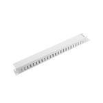 Lanberg 19" CABLE MANAGEMENT PANEL TYPE A 1U GREY AK-1201-S