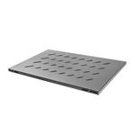 LANBERG 19" PEVNÁ POLICE PRO OTEVŘENÝ RACK 800MM 1U/480,5X580MM MAX. NOSNOST DO 120KG ČERNÁ AK-1015-B