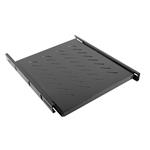 LANBERG 19" POSUVNÁ POLICE 1U/463X550MM MAX. NOSNOST DO 60 KG ČERNÁ AK-1007-B