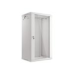 LANBERG 19" RACKOVÁ SKŘÍŇ PRO MONTÁŽ NA STĚNU 22U/600X450 (v rozloženém stavu) ŠEDÁ V2 WF01-6422-10S