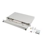 LANBERG 19" RACKOVÝ 1U OPTICKÝ PATCH PANEL 24XSC SIMPLEX/24XLC DUPLEX ČERNÝ + PŘÍSLUŠENSTVÍ FOP1-24SS-LDS