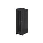LANBERG 19" VOLNĚ STOJÍCÍ RACKOVÁ SKŘÍŇ 42U/800X1200 (v rozloženém stavu) SE SÍŤOVÝMI DVEŘMI LCD ČERNÁ V FF01-8242-23BL