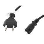 LANBERG CEE 7/16 na IEC 320 C7 EURO (RADIO) POWER CORD 1.8M VDE černý